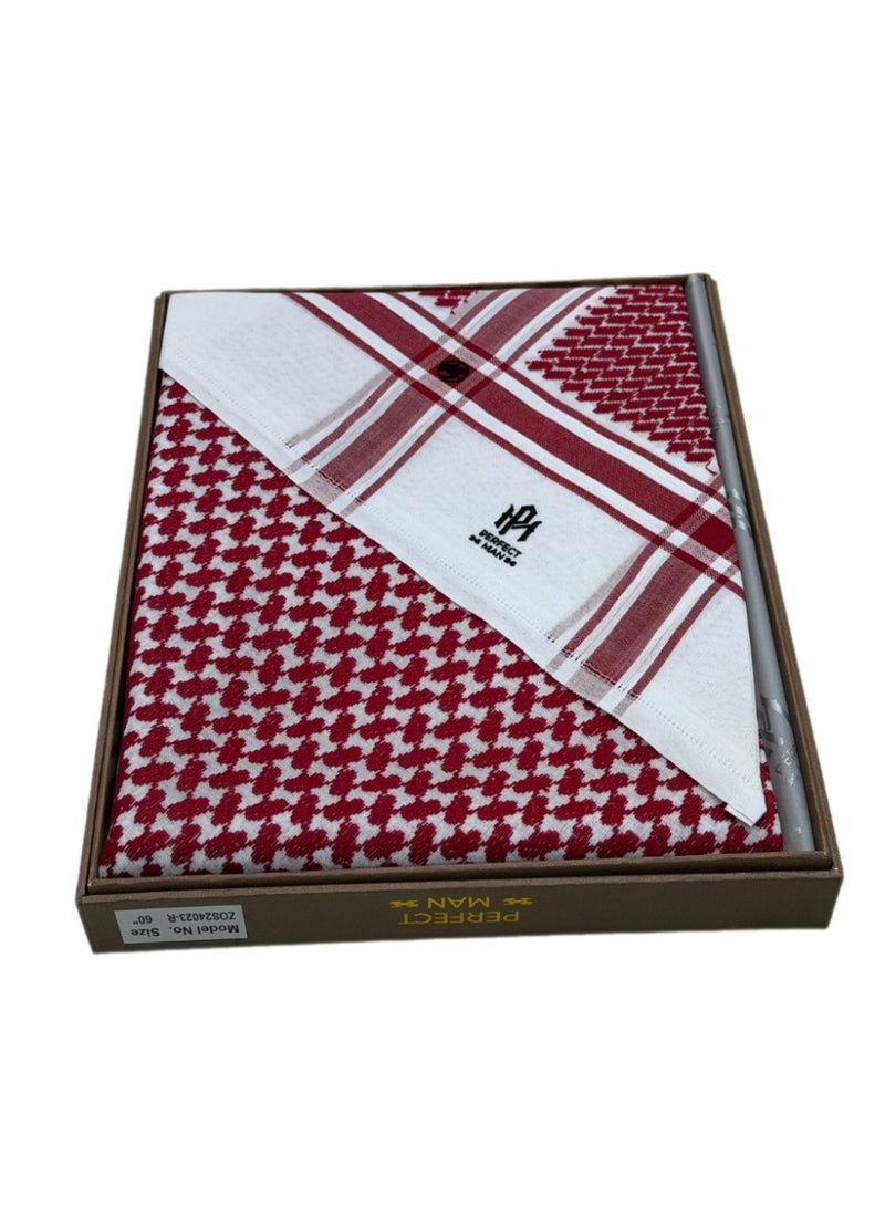 Perfect Man Red Shemagh - Image 3